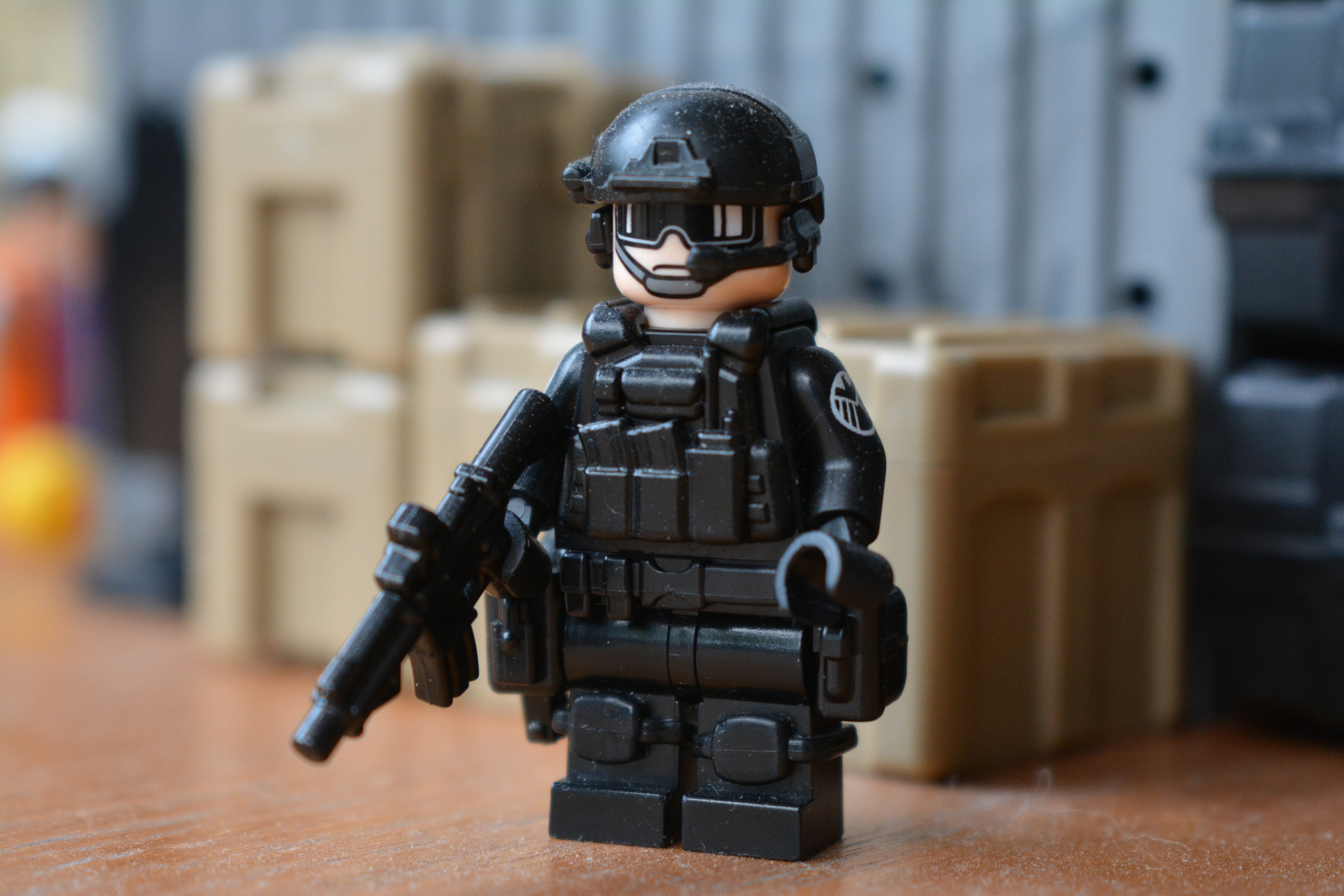 Anti Chemical Team Member Hazard Defensive Squad Team Custom Lego Mini Figure 