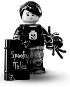 lego spooky boy and his pet spider