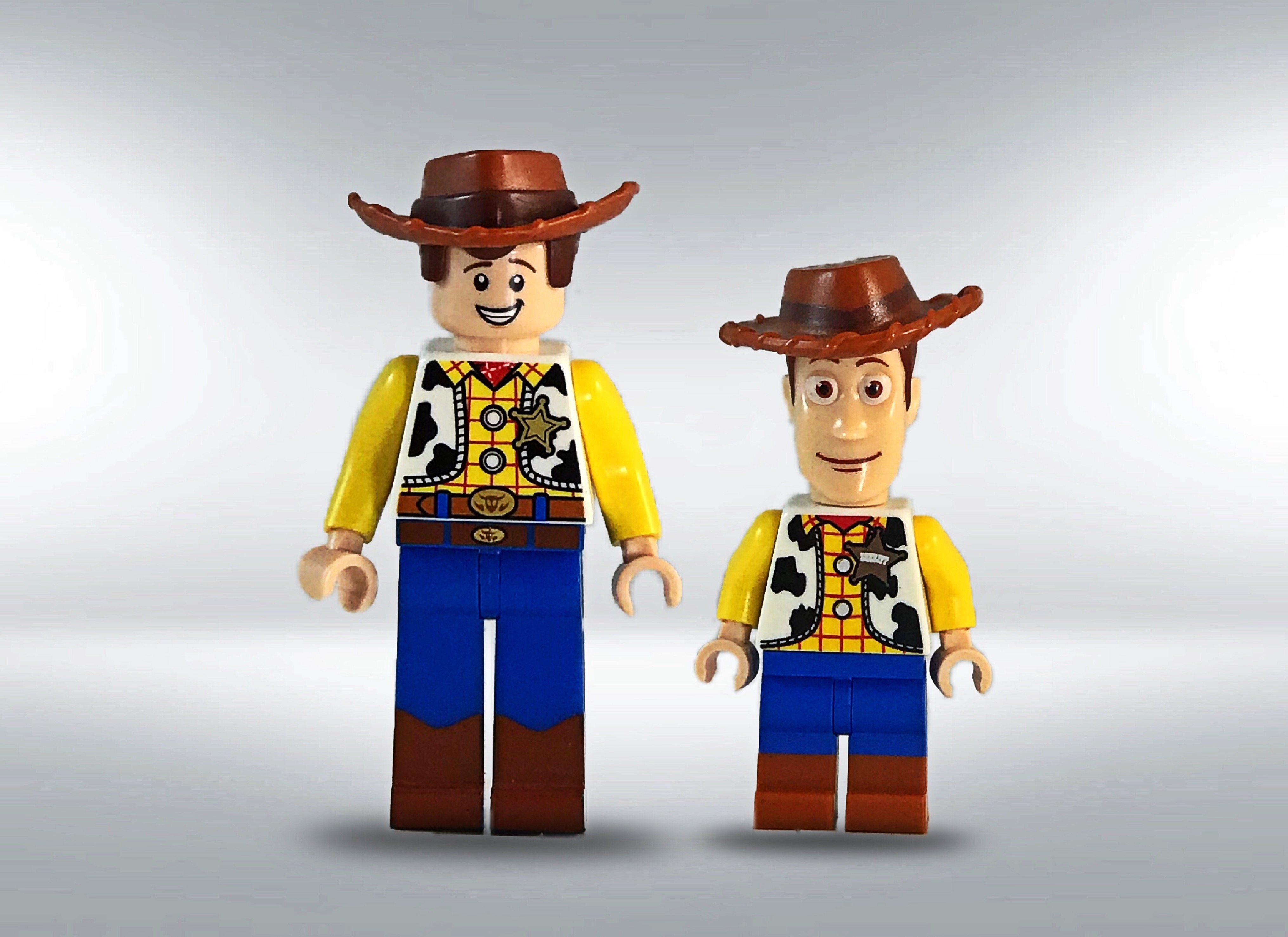 Toy Story Woody avec forky Movie 4 ami de jessie Buzz custom LEGO Minifigure