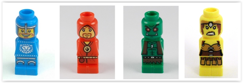 Lego Minifigure Beige Microfig Tan Microfig 