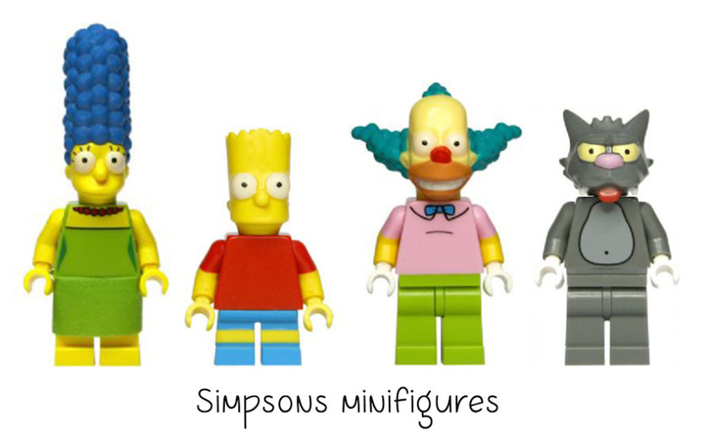 simpsons non-standard LEGO heads 